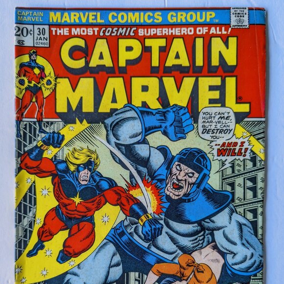 Captain Marvel #30 (Jan 1974, Marvel) - Picture 3 of 16